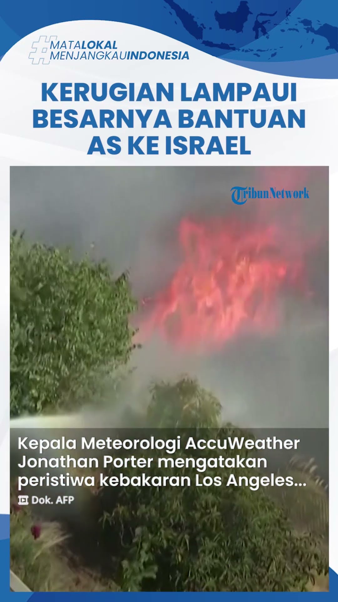 Kerugian Kebakaran Los Angeles Lampaui Bantuan AS ke Israel untuk Serang Gaza, Capai Ribuan Triliun