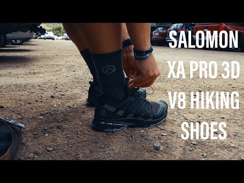 Salomon XA PRO 3D V8 Hiking Shoes - YouTube