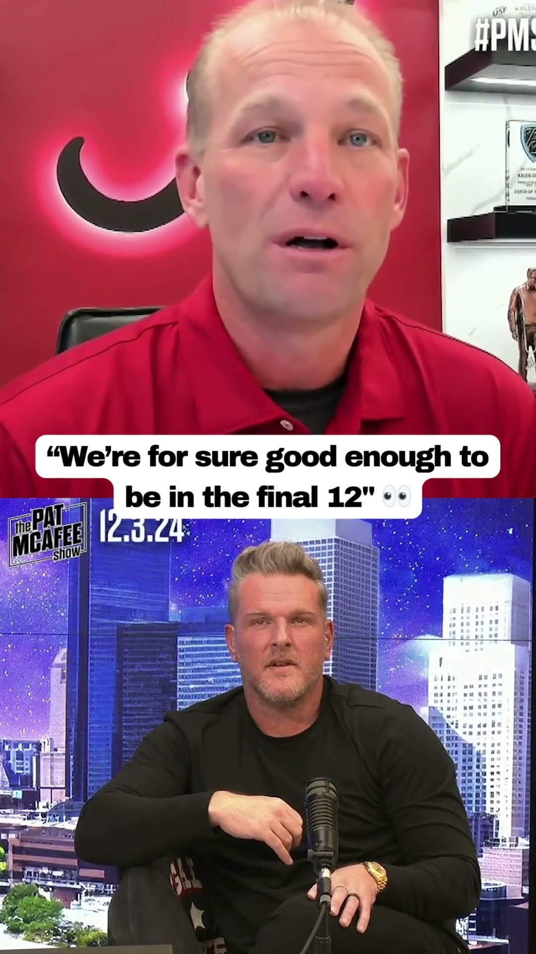 Kalen DeBoer makes his case for Alabama to get in the CFP ?
