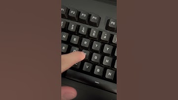How to click F on a LOGITECH G PRO KEYBOARD?!