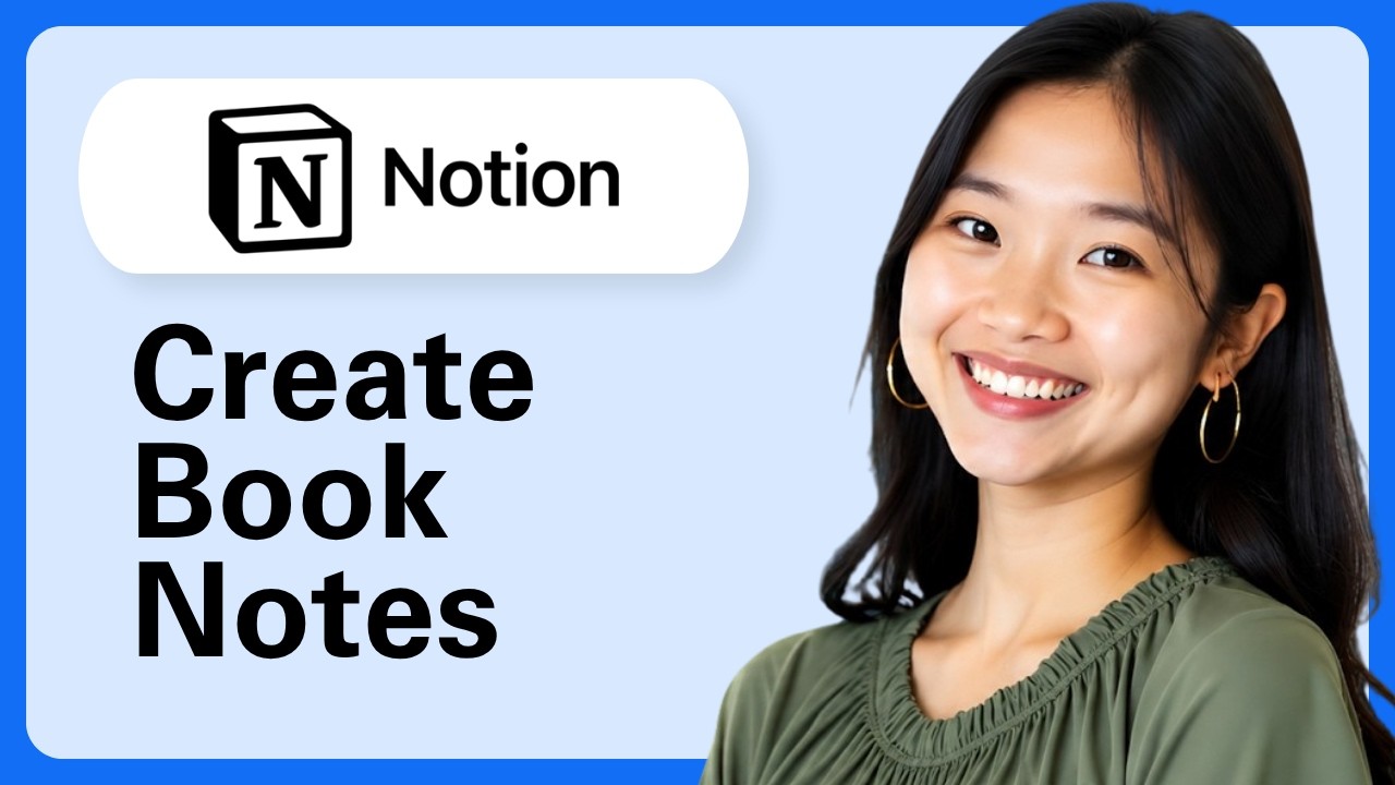 How To Create Book Notes In Notion - YouTube