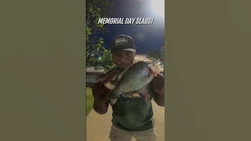 🇺🇸Memorial Day Slabs! Post Spawn Crappie Fishing 🎣On Kayak 🚣… Check 🫵🏽 Boy Out ‼️😱