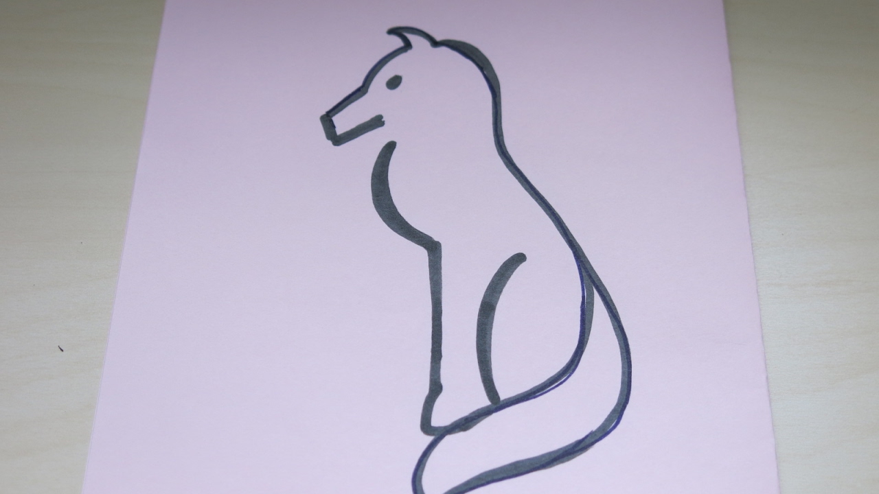 How To Draw A Wolf Drawing Tutorial For Kids