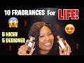 10 FRAGRANCES FOR LIFE | PERFUME COLLECTION 2020 | 5 NICHE , 5 DESIGNER TAG