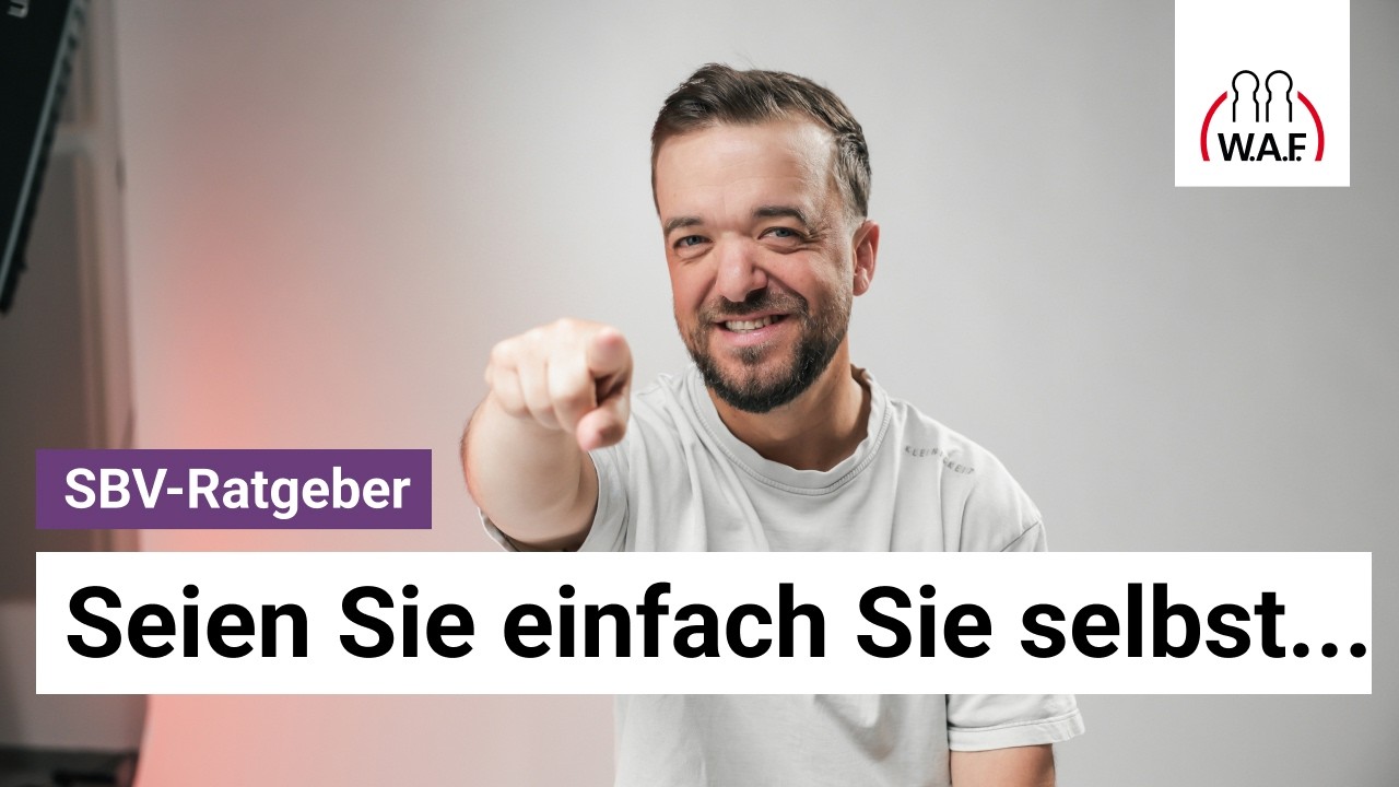 Sei einfach DU selbst... sagt Mathias Mester