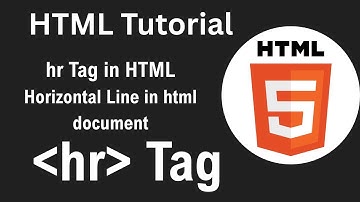 hr Tag in HTML | Horizontal Line | HTML Tutorial For Beginners in HINDI.
