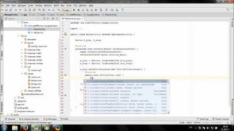 Create Service in Android Studio