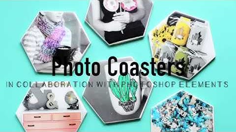 Create Photo Hexagon Coasters with Sugar Bee Crafts