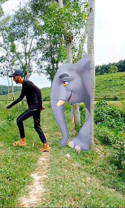 Hati Attacking Many 🙀 #hati  #animals