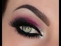 Holiday Berry Silver & Crystal Smokey Eye Tutorial