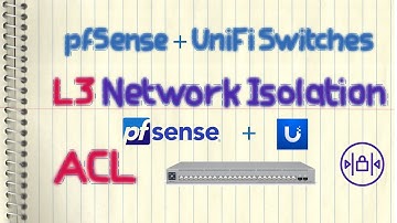 pfSense + Ubiquiti UniFi L3 Switches - L3 Network Isolation ACL