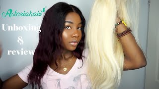 ASTERIA HAIR 613 lace frontal wig | unboxing and initial review