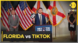 Florida Sues TikTok Over Child Safety Violations and Underage Accounts | WION News