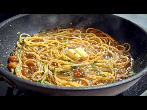 一袋78円のなめこが昇格！ガーリックバターの【きのこパスタ】奇跡のレシピが完成しました。