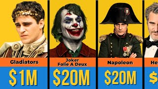 💰🤑 Joaquin Phoenix's Paycheck For Every Movie He Ever Made 💰🤑 | All Actors Paycheck Data
