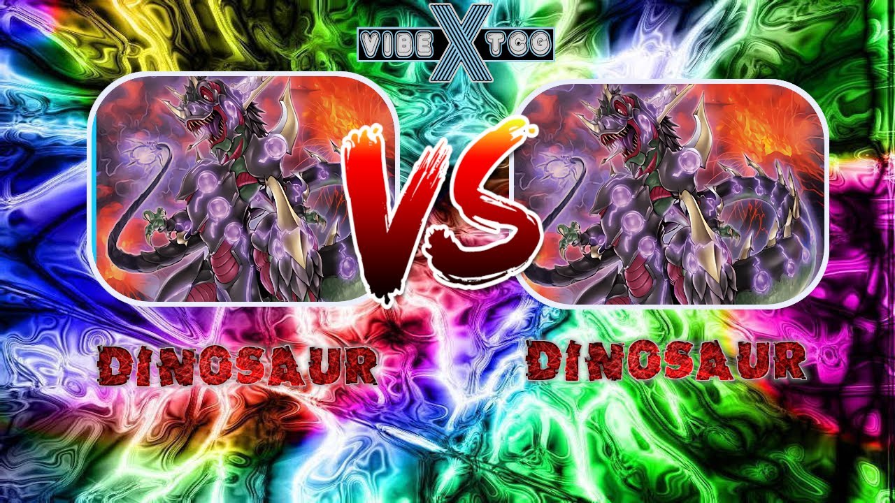 YUGIOH! DUELS DINOSAUR VS DINOSAUR YouTube
