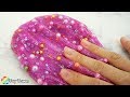 SLIME Collection Play set Review with Pink Jelly Monster Butter Glitter Crunch Pearl ASMR 슬라임 연구소