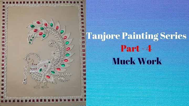 Tanjore Painting Series-Part 4 Muck Work |Tanjore Painting Step by step for beginners