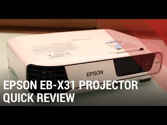 Epson EB-X31 XGA Projector - Review India