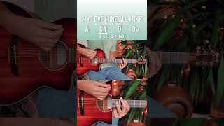 My Love Mine All Mine Mitski Guitar Tutorial (Verse) // My Love Mine All Mine Guitar Lesson