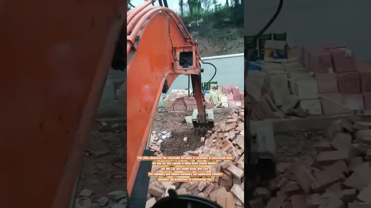 The Versatility Of Excavators In Construction From Cement To Bricks