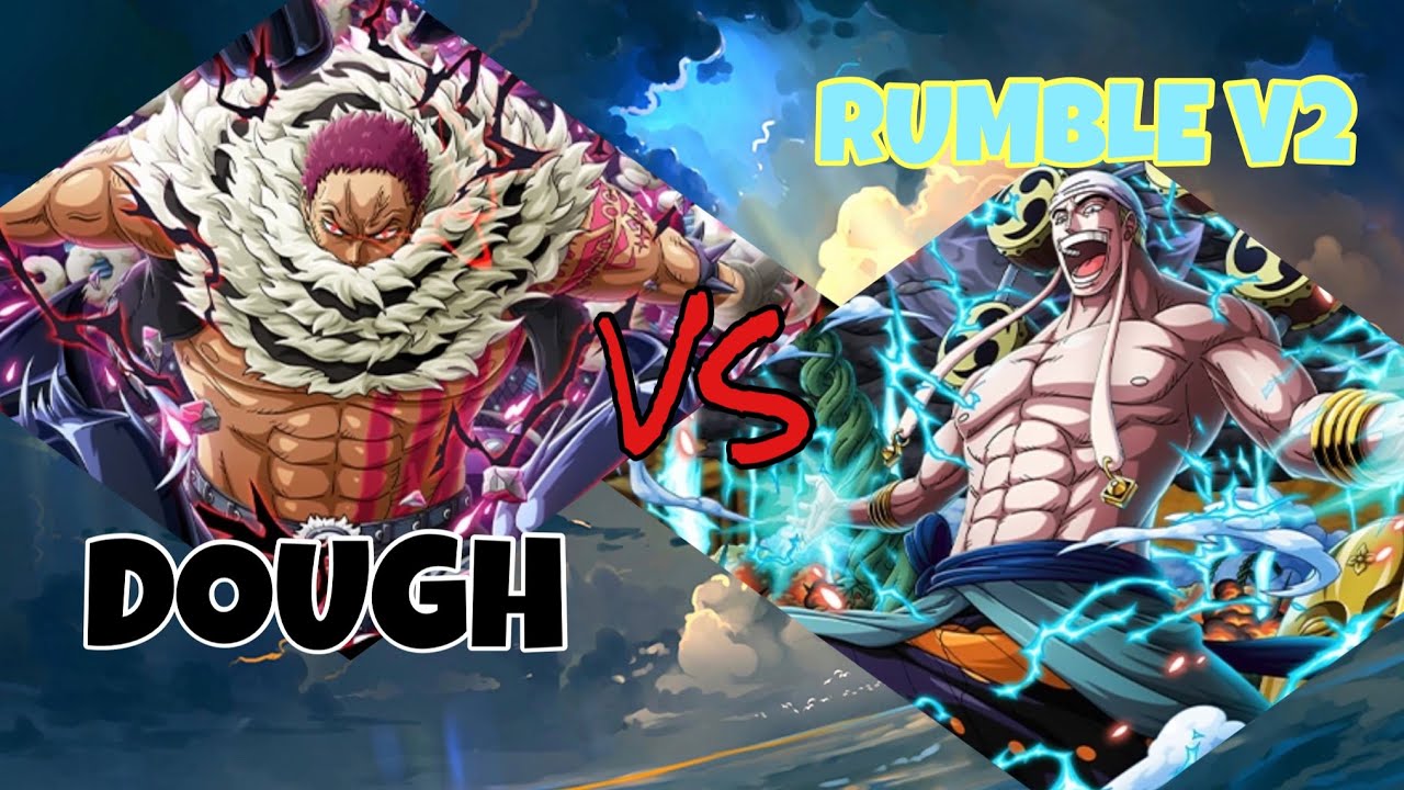 COMPARANDO FRUTAS RUMBLE V2 VS DOUGH no BLOX FRUITS !! * QUAL É A MELHOR  FRUTA * 