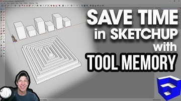 SAVE TIME with Tool Memory in SketchUp!!!