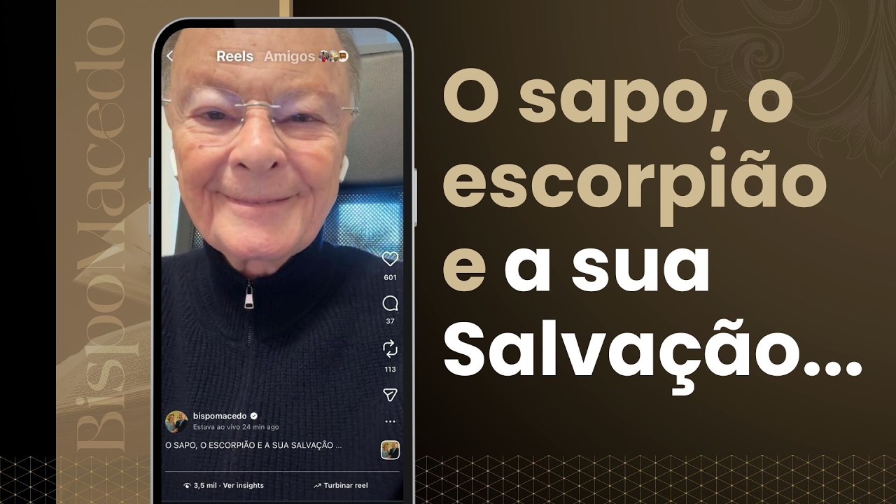 O sapo, o escorpião e a sua Salvação... - Meditação Matinal 17/02/26