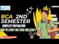 BCA 2nd semester complete preparation | How to study for BCA second semester | IGNOU | #ignoubca