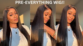 BEST BEGINNER FRIENDLY GLUELESS WIG FROM LUVME HAIR! PartingMax | Prestyled baby hair | precut lace