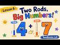 Set any number 0 to 99 with two rods | Abacus Level 1 Lesson 6