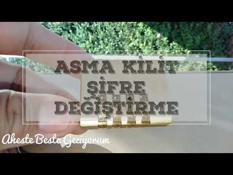 Şifreli Asma Kilit Şifre Değiştirme ve Kullanımı Yale Yuma Kale