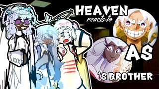 Hazbin Hotel HEAVEN reacts to LUFFY GEAR 5 AS SERA’S BROTHER 🙏Gacha Hazbin Hotel reacts to ONE PIECE