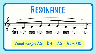 Vocal Warm Up Mum Mum MALE | Resonance and Pitch