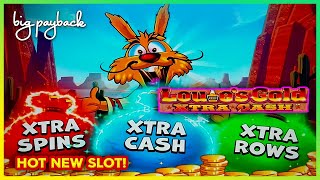HOT NEW SLOT! Louie's Gold Xtra Cash  LOVE THIS ONE!