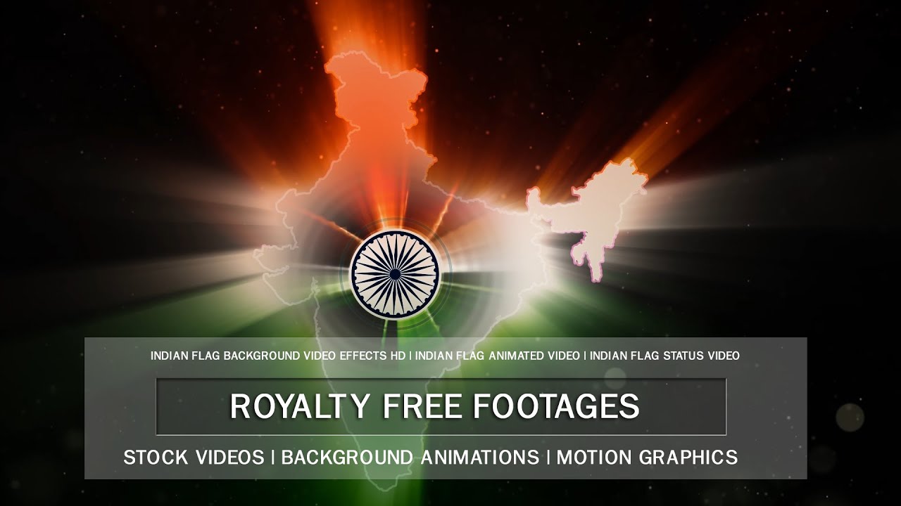 Indian flag background video effects hd | Indian flag animated video | Indian  flag status video 2022 - YouTube