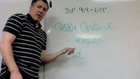 Algebra 2 -- Lesson 5.4a -- Factoring (Part I)