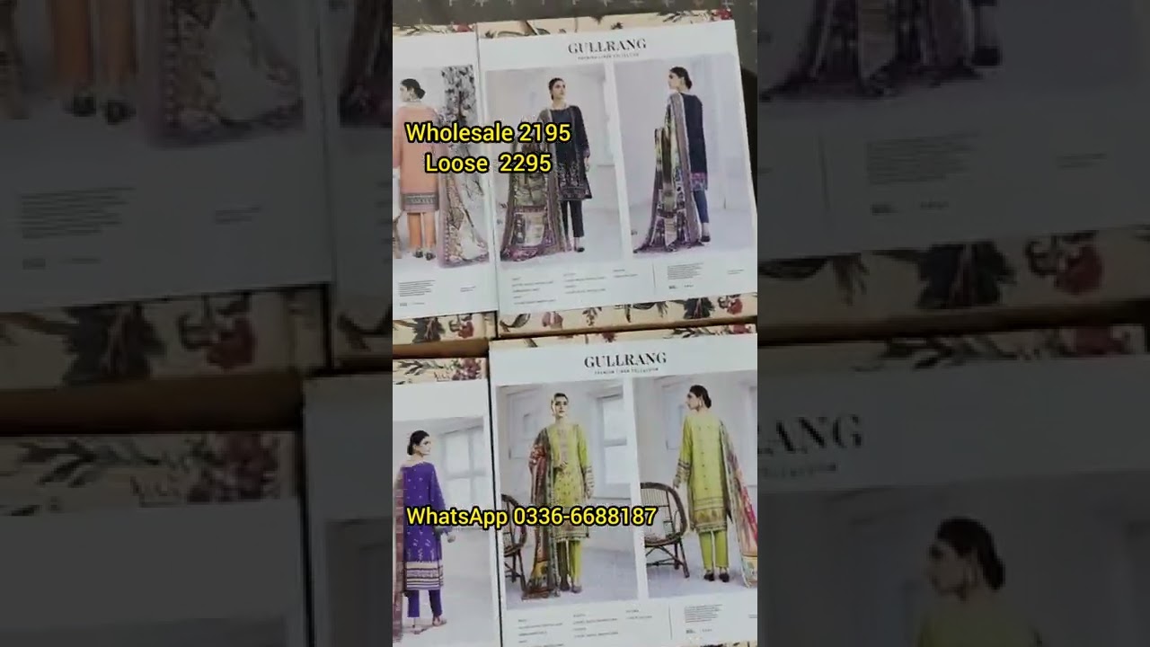 Gul Jee Luxury Digital Print Embroidered Linen GullRang by GullJee Faisalabad Wholesale Cloth Market