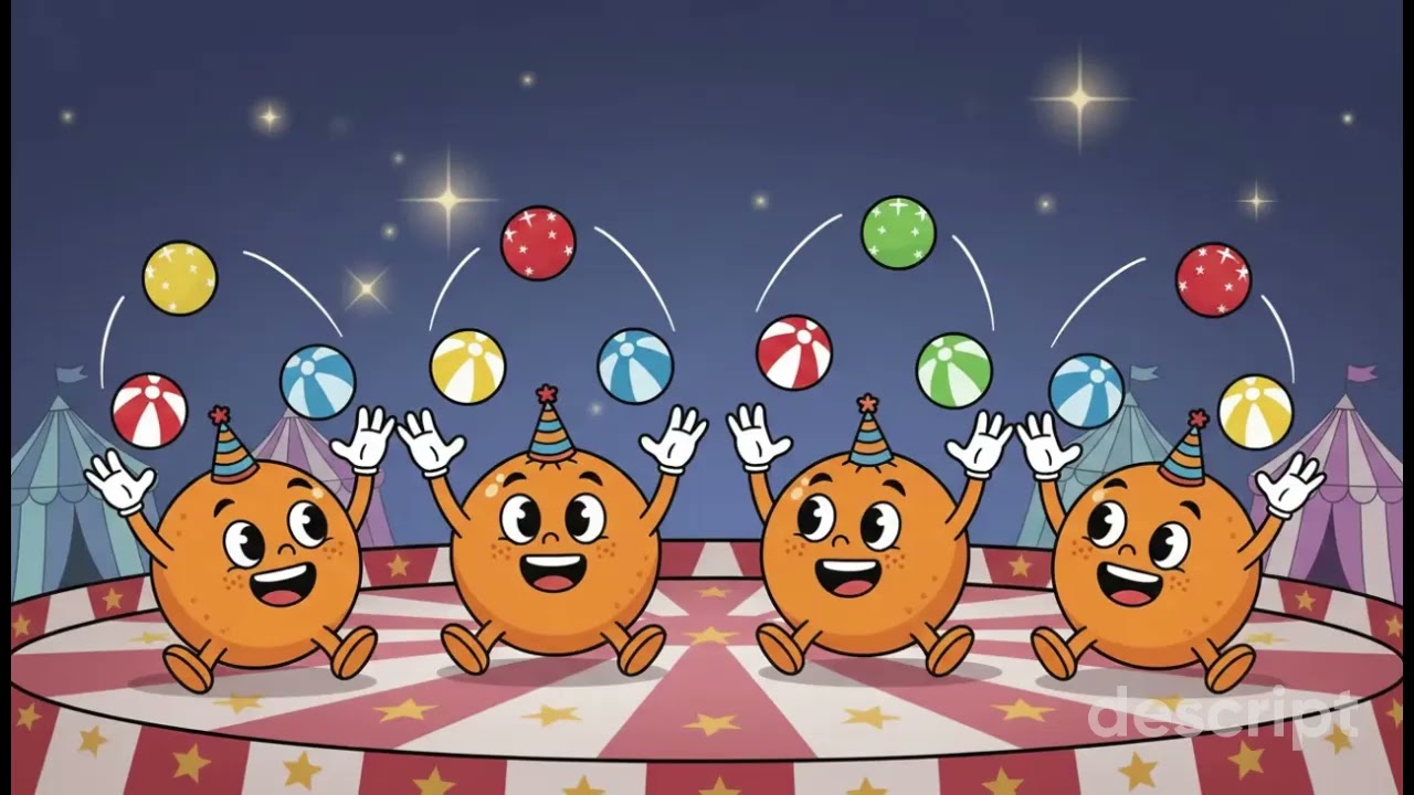 Count to Ten with Fruit Friends