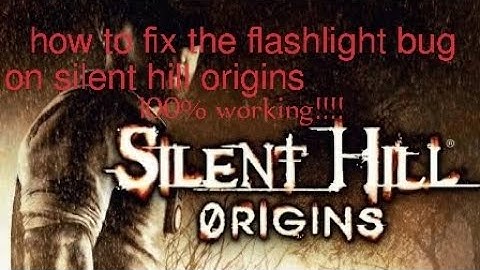HOW TO FIX THE FLASHLIGHT BUG ON SILENT HILL ORIGINS. atherSX2 setting