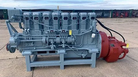 Extra Old GARDNER Engines COLD STARTING UP and NICE SOUND