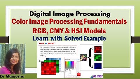Color models in digital image processing