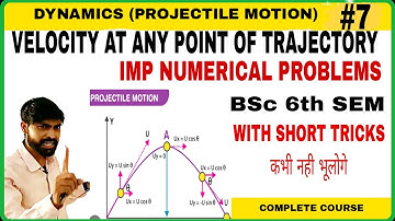 Projectile motion | dynamics bsc 3rd year | mechanics engineering mathematics #dynamics