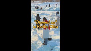 "Diamond sea" in Harbin, China