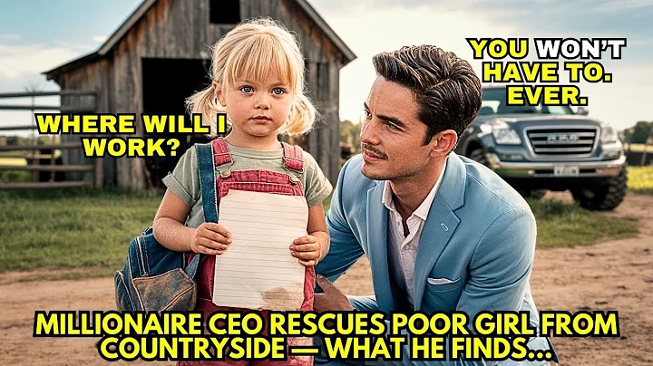 Millionaire CEO rescues poor girl from countryside — what he finds out completely shocks him!