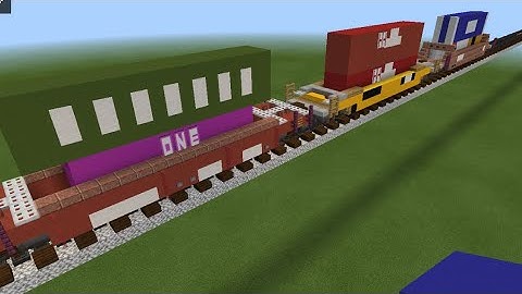 More Minecraft intermodal car designs