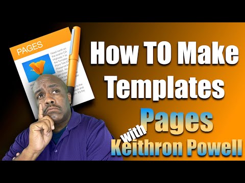 Video: How To Create A Page Template