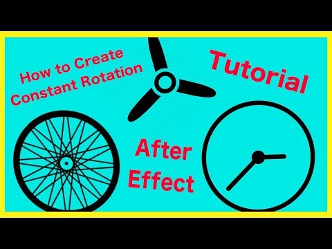 Constant Rotation || QUICK TIP || After Effects Tutorial