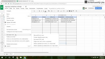 Importar contactos a la cuenta de Gmail desde un archivo CSV - Actualizado, mira le descripción!