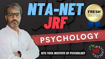 DEC-2023 NET-JRF PSYCHOLOGY | NEW BATCH FROM 1 JULY | COMPLETE COURSE | BITSYUVA_DEEPAK SIR